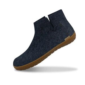 Glerups BOOT WITH NATURAL RUBBER SOLE - HONEY - DENIM